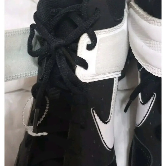 Nike Alpha Huarache Mid Varsity Men's 8.5 New Rubber Baseball Cleats AO7956-003 - Picture 6 of 10